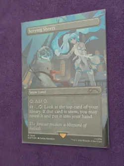 Hatsune Miku Scrying Sheets 1606 - MTG - Secret Lair Drop - NM FOIL - Image 2