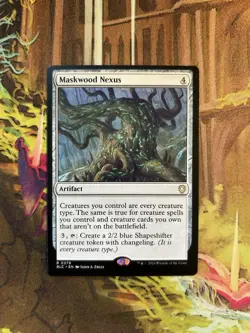 Maskwood Nexus Commander: Bloomburrow NM MTG - Image 1