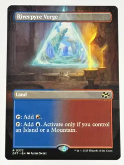 Riverpyre Verge (Borderless) Aetherdrift 372 NM DFT Magic MTG - Image 1