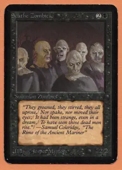 Scathe Zombies (MP) - Alpha Edition - Magic the Gathering (MTG) - Image 1