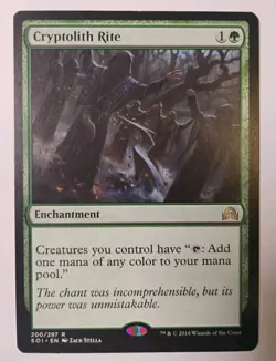 Cryptolith Rite MTG, Shadows over Innistrad, Rare, LP - Image 1