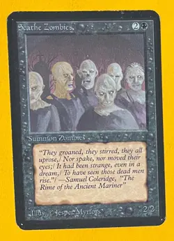 MTG SCATHE ZOMBIES Alpha (OldManMTG 008-447) - Image 1