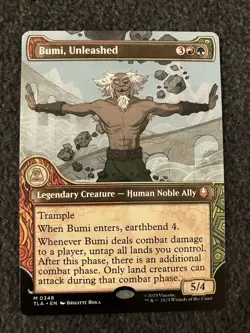 Magic MTG - Bumi, Unleashed (Showcase) - Avatar: The Last Airbender - Image 1