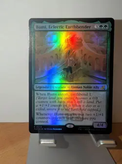 Bumi, Eclectic Earthbender Avatar: The Last Airbender: Eternal-Legal Foil MTG NM - Image 1