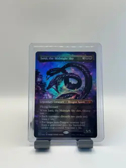 MTG, Junji, the Midnight Sky FOIL (Borderless) 409 Kamigawa: Neon Dynasty Foil - Image 1