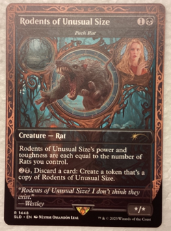 MTG Pack Rat Rodents of Unusual Size The Princess Bride Secret Lair 1448 - Image 1