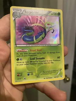 Serperior 125/124 - Pokemon TCG Dragons Exalted Black & White Secret Rare DMG - Image 3