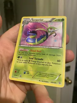Serperior 125/124 - Pokemon TCG Dragons Exalted Black & White Secret Rare DMG - Image 5