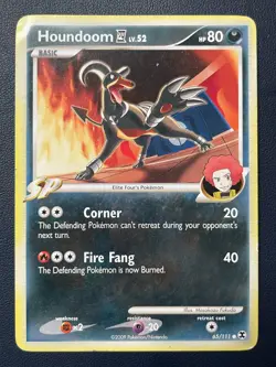 1x Houndoom E4 - 65/111 - Rising Rivals Pokemon TCG HP Free Shipping - Image 1