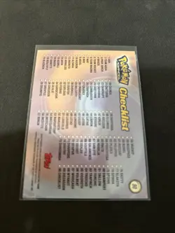 Topps Pokemon Advanced Checklist #90 Foil - Image 4