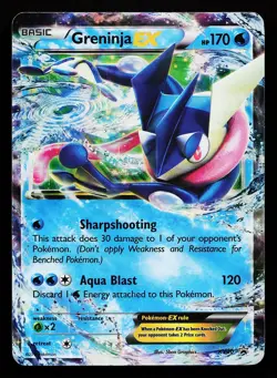 Greninja EX XY20 Holo Black Star Promo Pokemon Card - Image 1