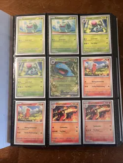 Pokemon S&V 151 Complete Master Base Set C/UC/R/Ex/RH In 151 Mew Binder! - Image 1