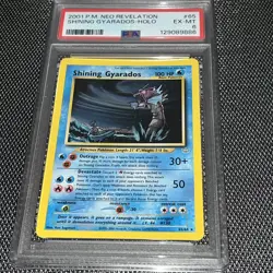 2001 POKEMON NEO REVELATION #65 SHINING GYARADOS-HOLO PSA 6 - Image 1