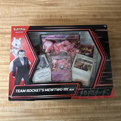 Pokemon TCG | Team Rocket's Mewtwo Ex Box | Destined Rivals | Sealed Lot (3) - Image 1