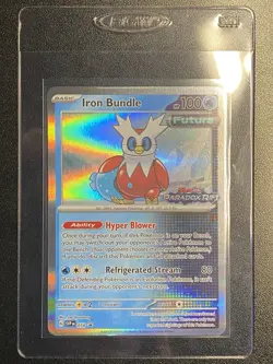Iron Bundle 058 Pokemon TCG Scarlet & Violet Paradox Rift Promo STAMPED Holo NM - Image 3