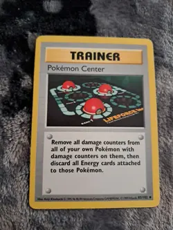 Pokemon Center 085/102 Base Set (Shadowless) Regular LP - Fast Shipping - Image 1