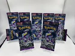 Pokemon TCG Violet ex Booster Pack Japanese (sv1v) Lot of Sealed Packs - 10x - Image 1