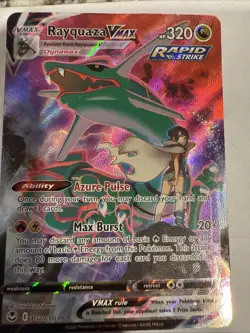 Pokemon TCG Rayquaza VMAX TG20/TG30 Swsh12: Silver Tempest Alternative Art Card - Image 1