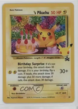 _____'s Pikachu (Wizards Black Star Promo) Pokemon Celebrations #24 - Image 1