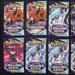 Pokemon Chilling Reign Booster Pack Lot (10 Packs) New/Sealed US Seller - Image 2