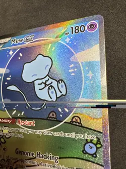 Pokemon TCG Paldean Fates Bubble Mew EX 232/091 Special Illustration Rare SIR NM - Image 3