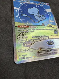 Pokemon TCG Paldean Fates Bubble Mew EX 232/091 Special Illustration Rare SIR NM - Image 5