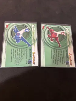 2003 Topps Pokemon Advanced #45 Latias & #46 Latios Cards - Image 4