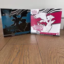 LOT OF 2 White Flare & Black Bolt Elite Trainer Box ETB Pokemon Scarlet & Violet - Image 1