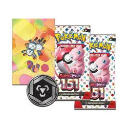 Pokemon TCG: Scarlet & Violet 151 4 Pack Mini Tins + 4 Promo Cards Box Sams Club - Image 3