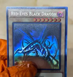 Yugioh Red Eyes Black Dragon Ghost Rare 1st Ed NM - Image 2