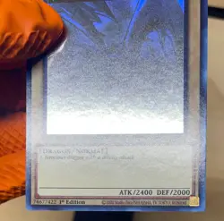 Yugioh Red Eyes Black Dragon Ghost Rare 1st Ed NM - Image 5