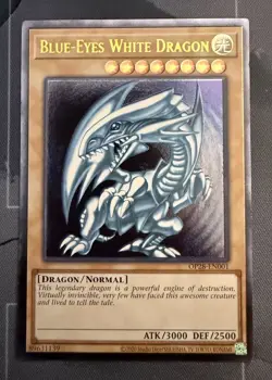 Blue-Eyes White Dragon OP28-EN001 Ultimate Rare - Image 1