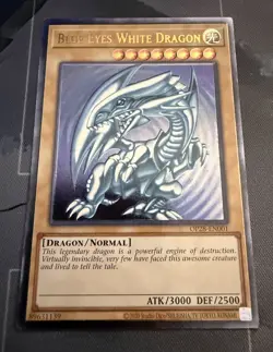 Blue-Eyes White Dragon OP28-EN001 Ultimate Rare - Image 2