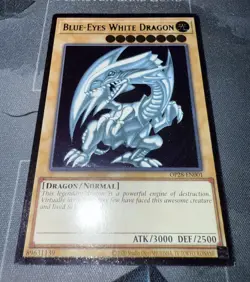 Blue-Eyes White Dragon OP28-EN001 Ultimate Rare - Image 4