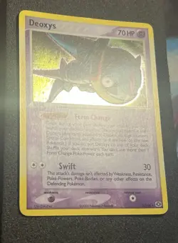 POKEMON CARD 2003 DEOXYS ( SPEED FORME ) HOLO 2/106 EX EMERALD - Image 3