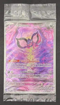 Pokemon Card Pecharunt 129 Black Star Promo - Sealed - Image 1