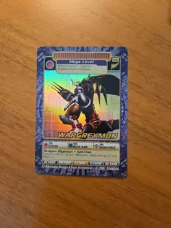 ST-84 WarGreymon Digimon Card Digi-Battle Street Starter Deck 2001 Bandai - Image 1