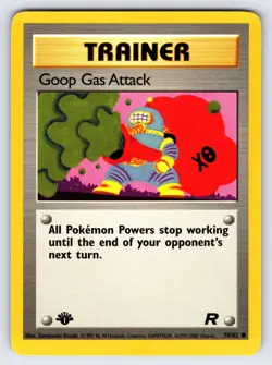 Goop Gas Attack 78/82 2000 Team Rocket 1st Edition Pokemon Card Vintage - Nm/Vlp - Image 1