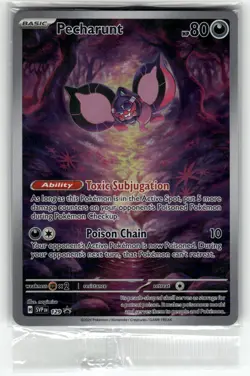 Pecharunt - 129 SV: Scarlet & Violet (SEALED) Promo Cards NM Pokemon Card TCG - Image 1