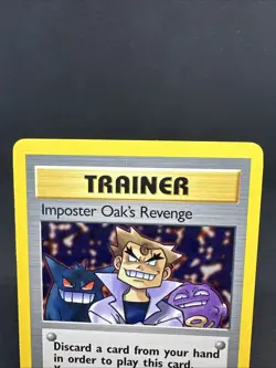 Pokemon TCG Imposter Oak's Revenge Team Rocket 76/82 Regular Non Holo Card - Image 3