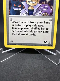 Pokemon TCG Imposter Oak's Revenge Team Rocket 76/82 Regular Non Holo Card - Image 4