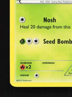 Chespin 7/162 LP BREAKthrough English Pokemon Card TCG - Image 2