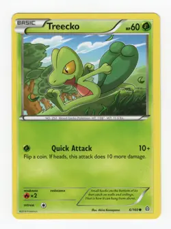 2014 Pokemon TCG - Treecko 2 Card Lot #6/160 Primal Clash - Base/Holo See Desc - Image 2