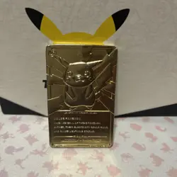 1999 Nintendo Pokemon PIKACHU #25 - 23K Gold Plated Trading Card Burger King - Image 2