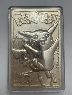 1999 Pokemon Burger King Pikachu 24K Gold Plated Limited Edition Card - Image 3