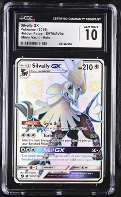 Silvally GX SV79/SV94 CGC 10 Holo Hidden Fates Shiny Vault Pokemon Card ???? - Image 1