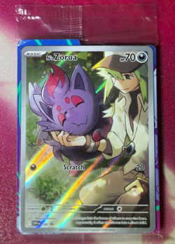 N's Zorua 189 Sv: Scarlet & Violet Promo Cards Holo - SEALED - Image 1