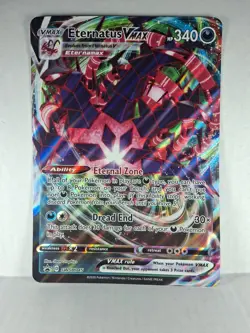 JUMBO Eternatus VMAX Oversized Card SWSH045 Black Star Promo Pokemon LP - Image 1