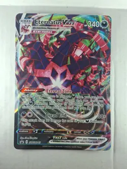 JUMBO Eternatus VMAX Oversized Card SWSH045 Black Star Promo Pokemon LP - Image 5