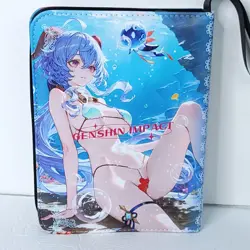 Furina Ganyu Genshin Card Binder 3-Ring Anime Waifu Redemption 10.5 in Folder - Image 2